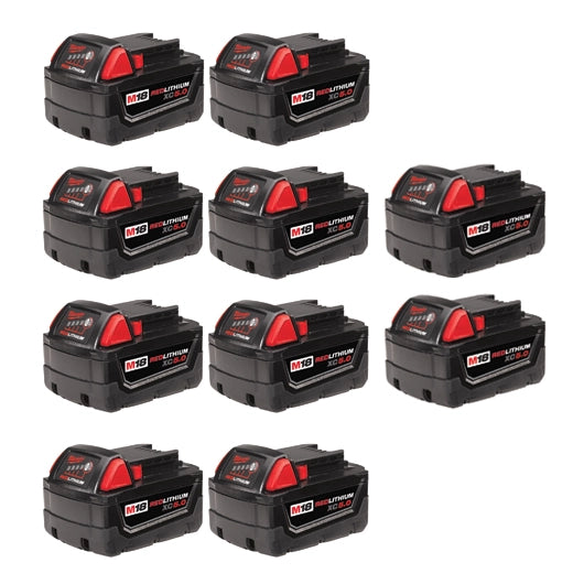 M18 REDLITHIUM XC5.0 EXTENDED CAPACITY BATTERY 10PK