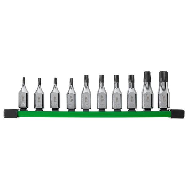 10PC 3/8" DRIVE TORX SOCKET SET