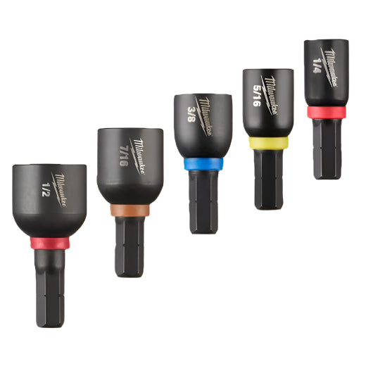 SHOCKWAVE IMPACT DUTY INSERT MAGNETIC NUT DRIVER SET 5PC