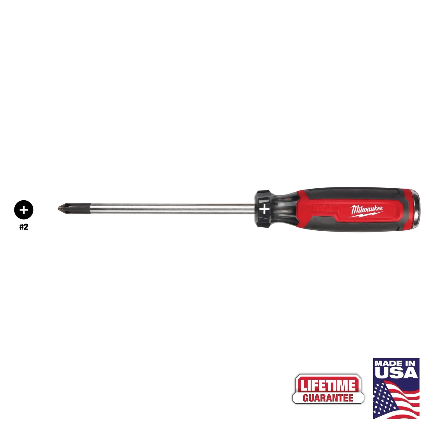 #2 PHILLIPS 6" CUSHION GRIP DEMOLTION SCREWDRIVER (USA)