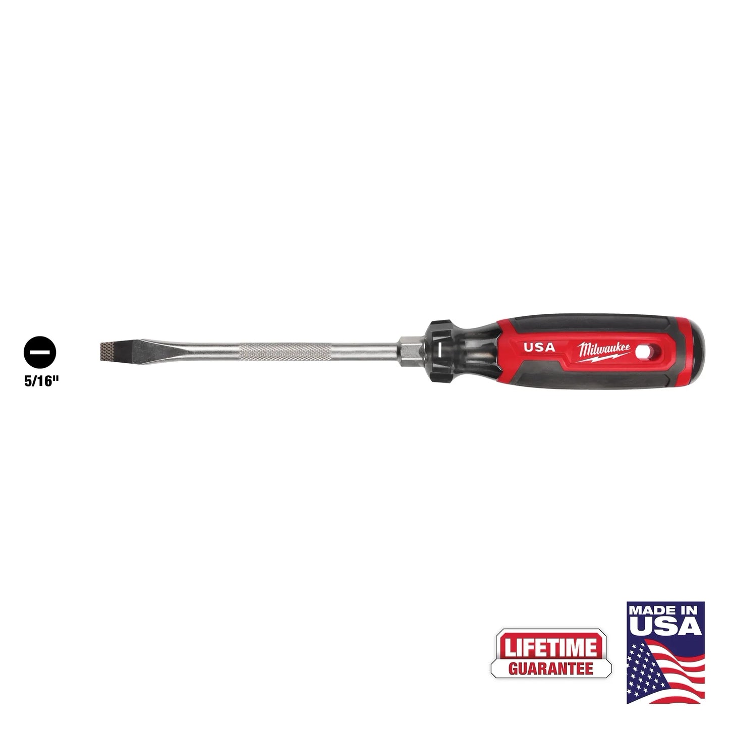 5/16" SL 6" CUSHION GRIP SCREWDRIVER USA