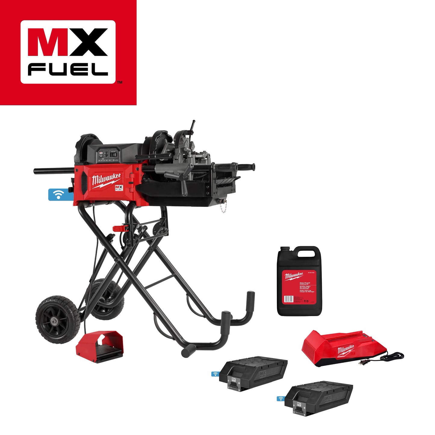 MX FUEL PIPE THREADING MACHINE