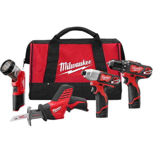 M12 CORDLESS LITHIUM-ION 4-TOOL COMBO KIT