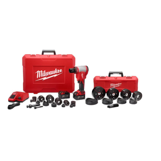 M18 FORCE LOGIC 10T SS KNOCKOUT 1/2" - 4" KIT