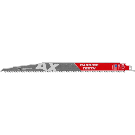 9" THE AX WITH CARBIDE TEETH WOOD BLADES 3PK SAWZALL BLADE