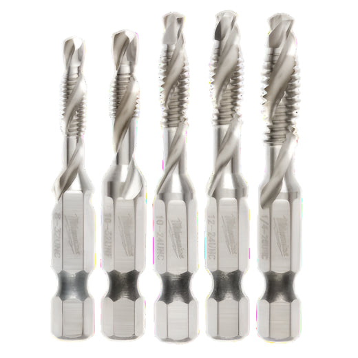 5PC SHOCKWAVE IMPACT DRIL AND TAP BIT SET