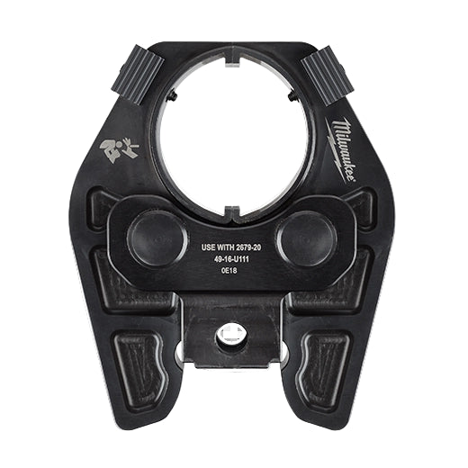 Black tool component with 'Milwaukee' branding on a white background