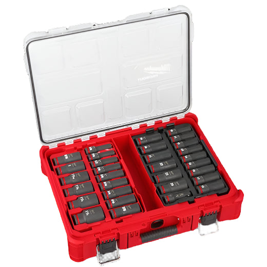 SHOCKWAVE IMPACT DUTY SOCKET 1/2" DRIVE 31PC PACKOUT SET