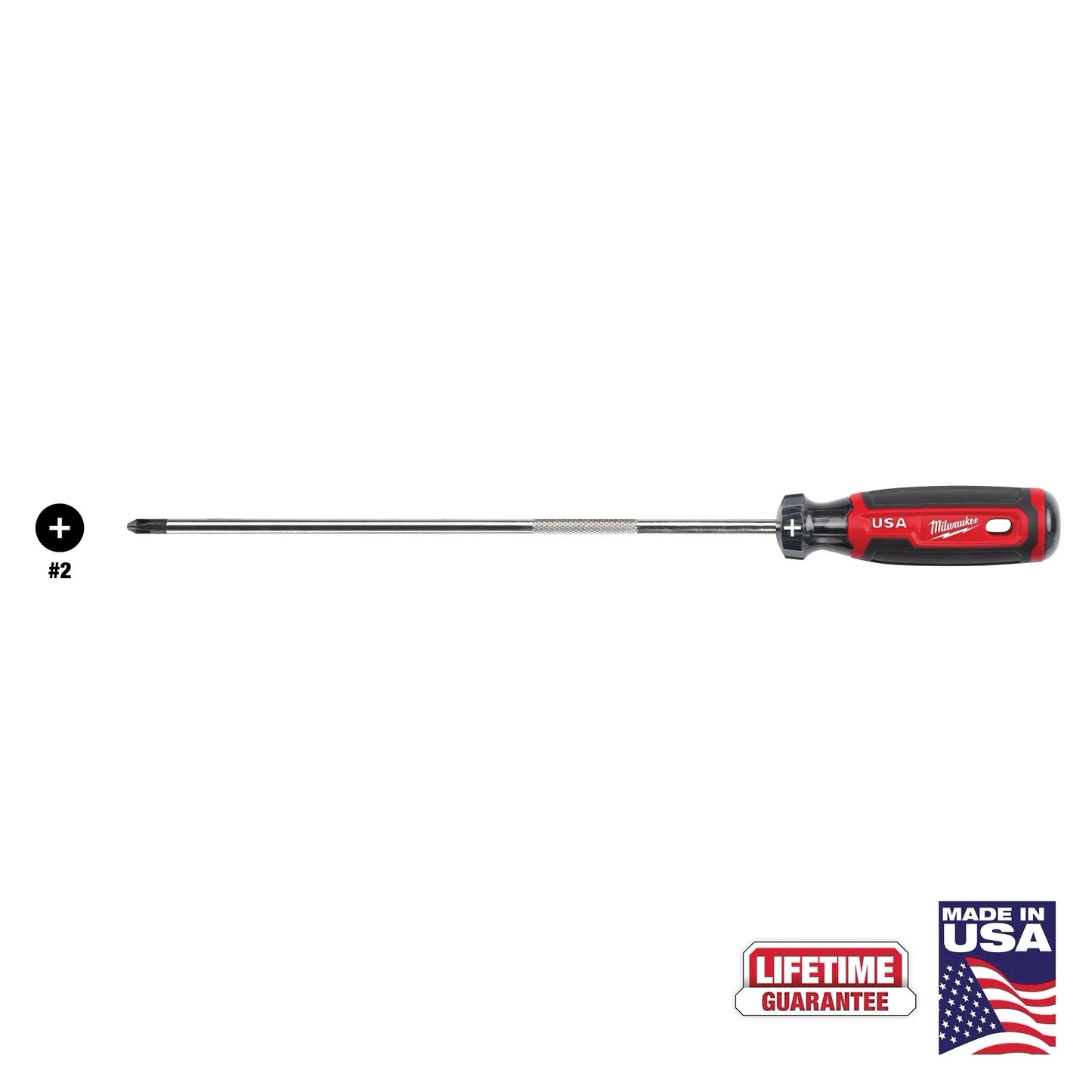 #2 PHILLIPS 10" CUSHION GRIP SCREWDRIVER (USA)