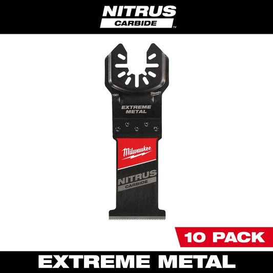 NITRUS CARBIDE EXTREME METAL UNIVERSAL FIT OPEN LOK MULTI TOOL BLADE 10PK